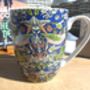 Set Of Six Aspen Mugs In Blue Strawberry Thief Design, thumbnail 7 of 12
