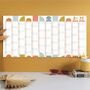 24 25 Academic Year Wall Planner | Geometric Seascape, thumbnail 1 of 7