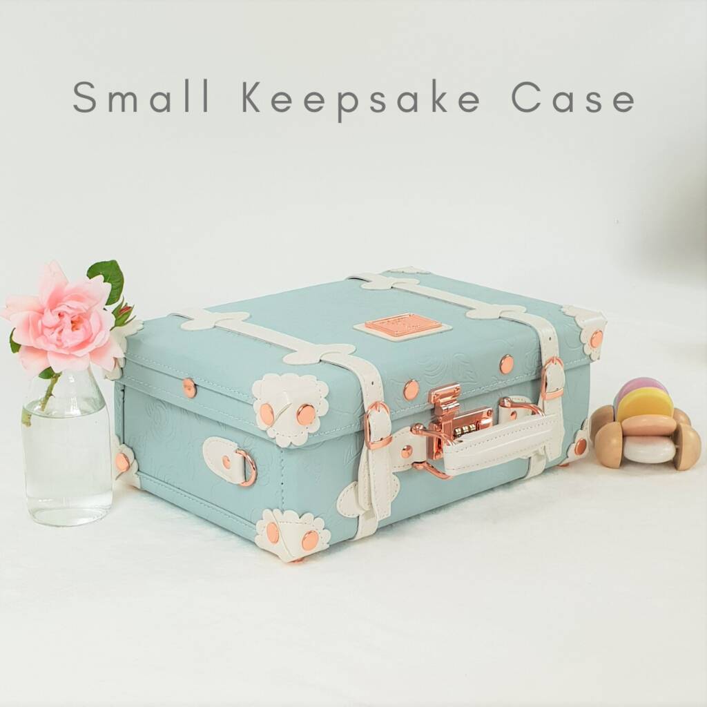 Vintage Style Baby Memory Keepsake Case By Natural Baby Box