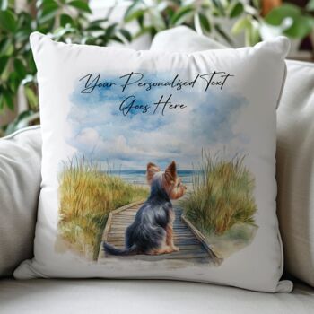 Personalised Yorkshire Terrier Dog Beach Walk Collection, 3 of 8
