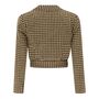 Utility Jacket In Brown Houndstooth Vintage 1940s Style, thumbnail 2 of 2