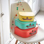 Personalised Set Of Three Bright Child Suitcases, thumbnail 2 of 3