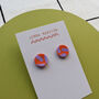 Colour Mini Leather Painted Studs, thumbnail 9 of 12