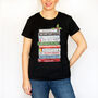 Music Puns Ladies Christmas T Shirt, thumbnail 4 of 5