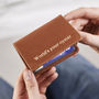 Leather Travel Card Holder, thumbnail 1 of 6