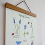 Spring Flowers Canvas Wall Hanging, thumbnail 3 of 12