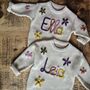 Personalised Baby And Children's Embroidered Knitted Jumper, thumbnail 3 of 11