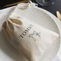 Personalised Black And White Canvas Gift Bag, thumbnail 2 of 3