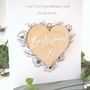 Personalised Keepsake Heart Bridesmaid Card, thumbnail 10 of 10