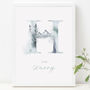 Personalised Ethereal Woodland Initial Nursery Print, thumbnail 3 of 6