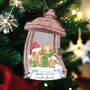 Personalised Christmas Gingerbread Lantern Hanging Decoration, thumbnail 7 of 11