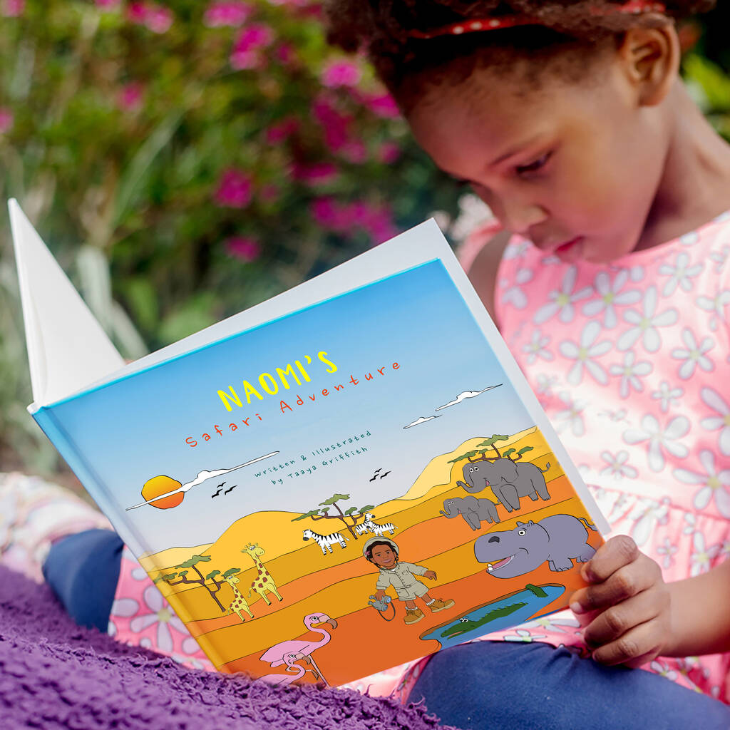 Personalised Safari Adventure Story Book By Swanky Giftbook