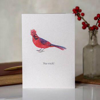 'You Rock!' Bird Save The Planet Card, 2 of 4