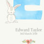 Bunny Rabbit Animal Nursery Art Print, thumbnail 3 of 3