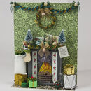 Christmas Fireplace Personalised Card By Karrie Barron
