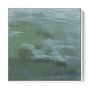 Green Teal Abstract Expressionist Canvas Art Print, thumbnail 2 of 3