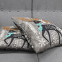 Christmas Grey Cushion Cover With Reindeer Themed, thumbnail 4 of 7
