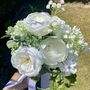 The Georgina White Rose And Peony Bridal Bouquet, thumbnail 11 of 12