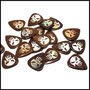 Punisher Indian Chestnut Guitar Pick In A Gift Box, thumbnail 6 of 9