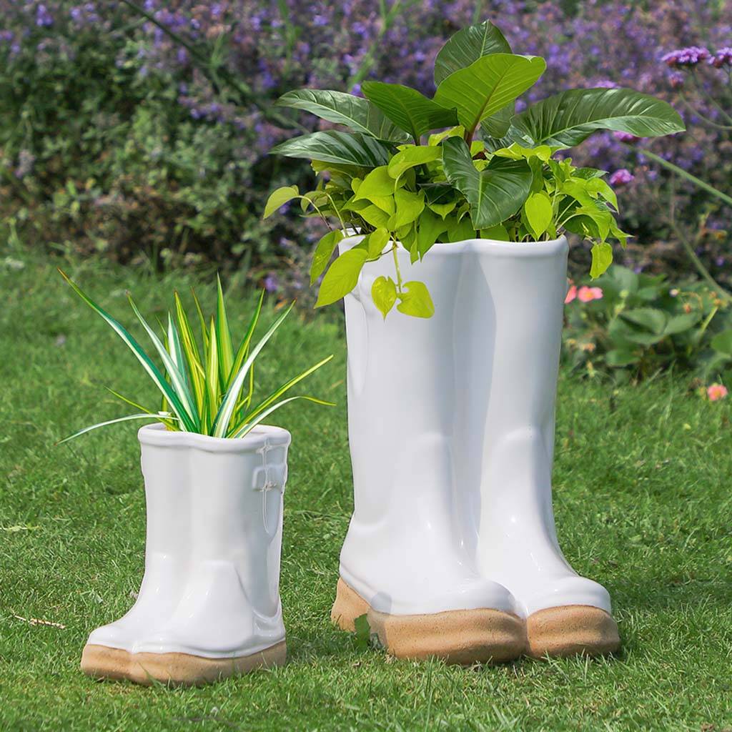 Grandma And Me Wellington Boot Planter Set By Dibor