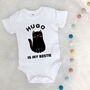 Personalised Cat Is My Bestie Babygrow, thumbnail 5 of 6