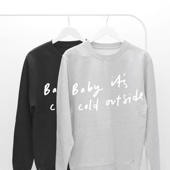 Baby It's Cold Outside Unisex Sweater, 2 of 5