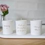 Personalised Mini Candle Gift Set For Mother's Day, thumbnail 1 of 3
