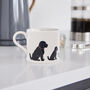 Black Cockapoo / Labradoodle Cufflinks Personalised Dog Lover Gift, thumbnail 6 of 11