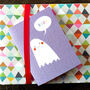 Mini Ghost Greetings Card, thumbnail 4 of 5