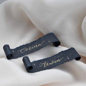 Personalised Celestial Wedding Place Name Card, 5 of 8