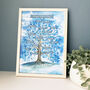 Fathers Day Personalised Family Tree Gift, thumbnail 1 of 9