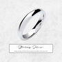 Personalised Sterling Silver 3mm Wedding Ring Band, thumbnail 1 of 9