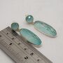 Amazonite Sterling Silver Drop Earrings, thumbnail 4 of 5