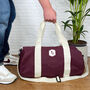 Personalised Holdall With Initials In Badge Design, thumbnail 1 of 4