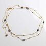 Sterling Silver Gold Plated Labradorite Necklace, thumbnail 1 of 6