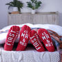 Mr And Mrs First Christmas Socks, thumbnail 2 of 5