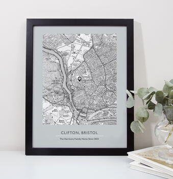 Custom Made UK Map Personalised Homeowner Print, 7 of 12