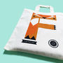 Animal Alphabet F Is For Fox Tote Bag, thumbnail 2 of 2