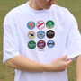 Leicester Beer Mats Oversized T Shirt, thumbnail 5 of 10