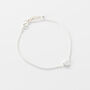 Silver Heart Bracelet With Personalised Message On Gift Card Of Your Choice, thumbnail 4 of 8