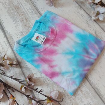 Kids Spiral Tie Dye Tshirt, 4 of 9