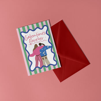 Galentines Forever Valentines A5 Card, 2 of 3