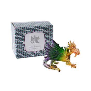 Artisan Glass Dragon In Gift Box, 2 of 5