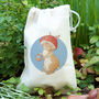 Mushroom Bunny Personalised Easter Gift Bag With Seeds, thumbnail 2 of 2