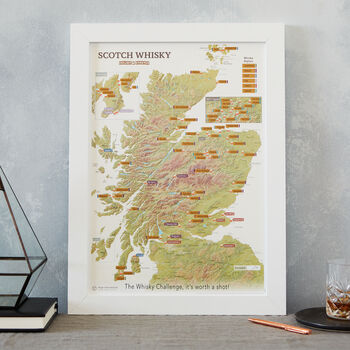 Personalised Scratch Off Whisky Distilleries Print, 11 of 11