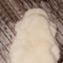 Sheepskin Natural Baby Lambskin Wool Pure White, thumbnail 6 of 6