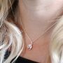 Tiny Sterling Silver Elephant Necklace, thumbnail 3 of 12