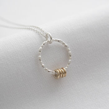 40th Gold And Silver Birthday Necklace, 3 of 10