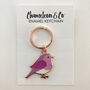 Pink Bird Keyring, thumbnail 2 of 2