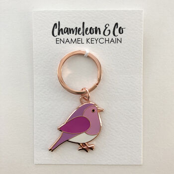 Pink Bird Keyring, 2 of 2